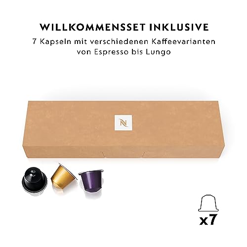 De’Longhi 203549 Inissia Cafetière à Capsules Nespresso, Plastique, Noir