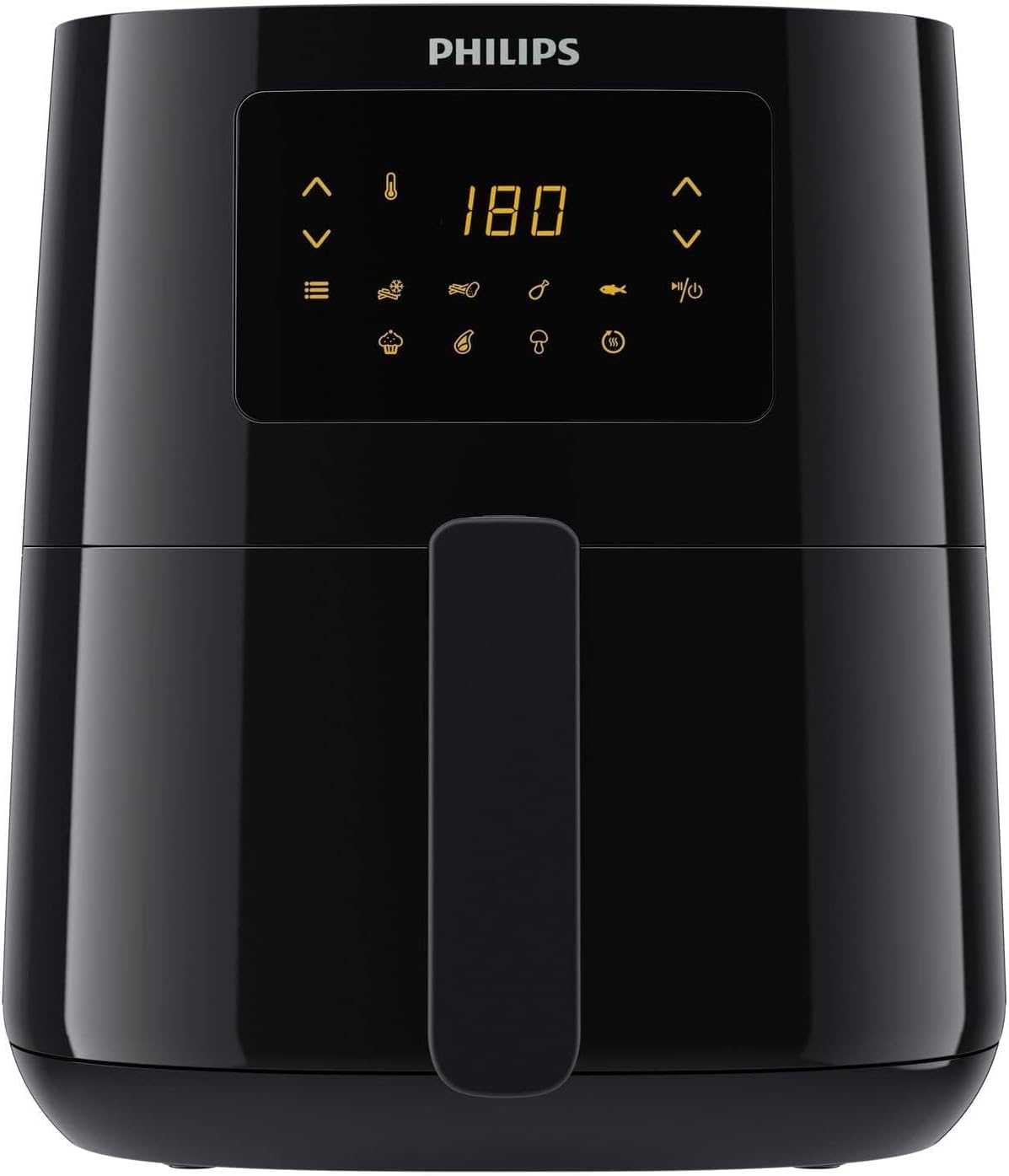 Philips Domestic Appliances Airfryer Série 3000 L, 4.1L (0.8Kg), Airfryer 13 en 1, 90% de graisse en moins grâce à la technologie Rapid Air, Digitale, Application de recette HomeID (HD9252/90)